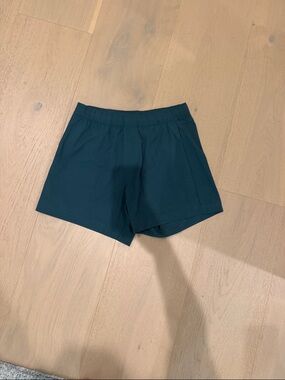 Men’s Elastic Waist Teal Shorts Hollister